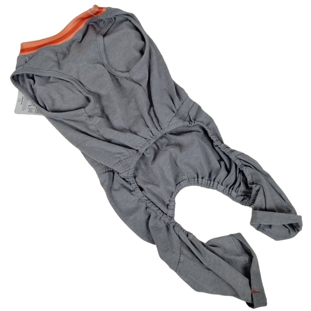 Youly Dreamer Grey and Orange Pocket Pajamas for Large Dogs 17 inches - Picture 2 of 6